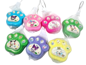 Антистресс Сквиш Лапка Кити из поролона 8см в ассорт. в сеточке