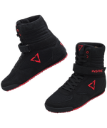 УЦЕНКА Обувь для бокса высокая INSANE ORO, черный/красный