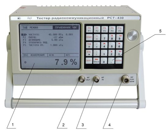 РСТ-430, Тестеры радиокоммуникационные сервисные, № в ГРСИ РФ - 70295-18