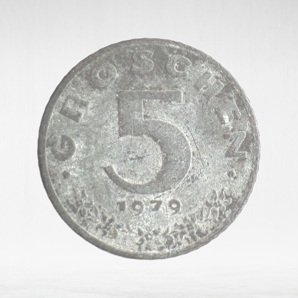 Austria, 5 Groschen, 1979, F