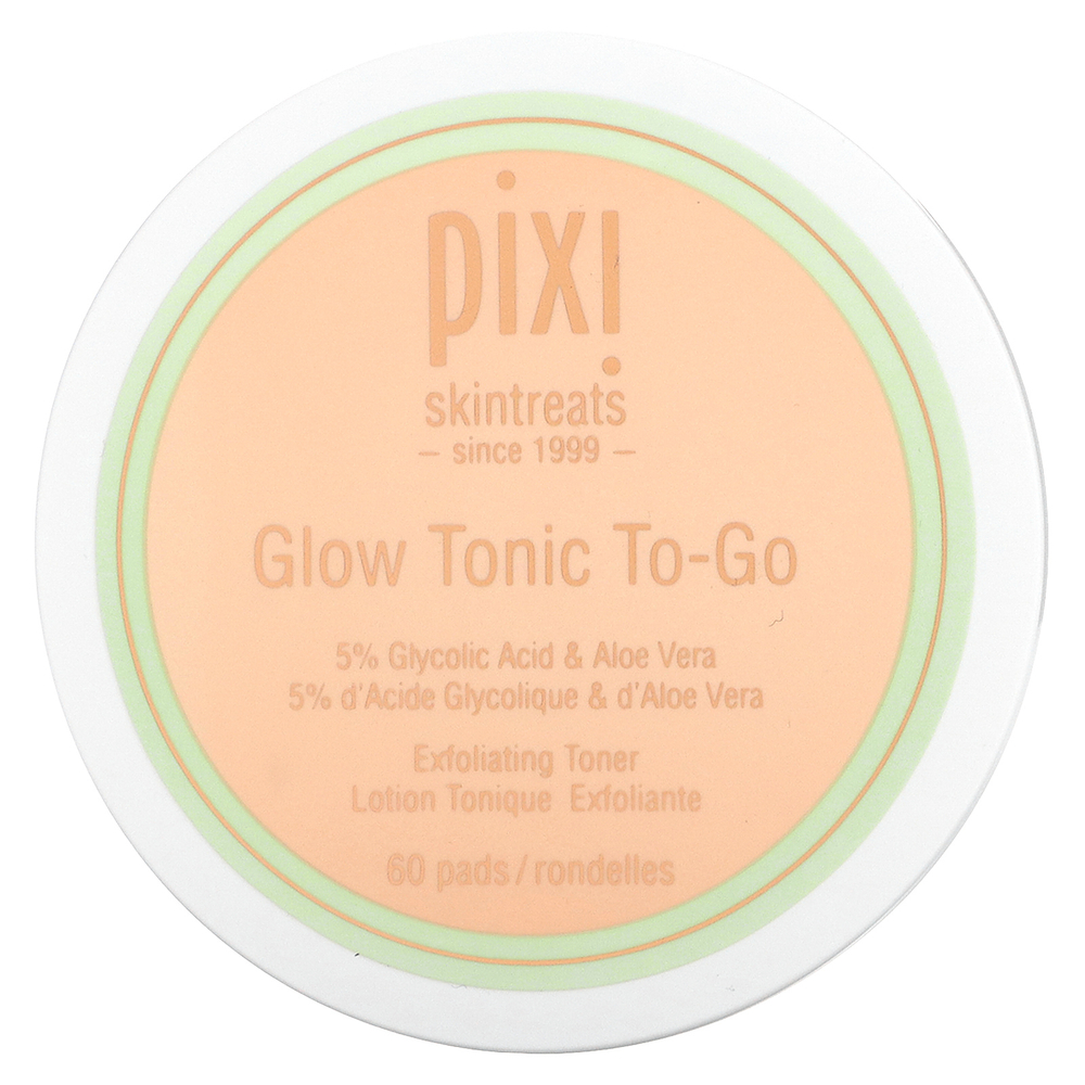 Pixi Beauty, Сияющий тоник "На бегу", 60 подушечек