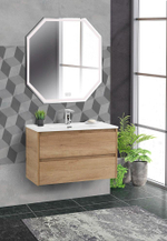 Тумба подвесная с раковиной BelBagno KRAFT 39-800/390-2C-SO-RNN