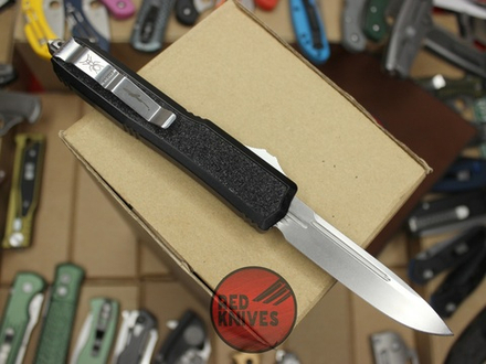 Нож Microtech Makora S/E - темная рукоять, клинок стоунвош