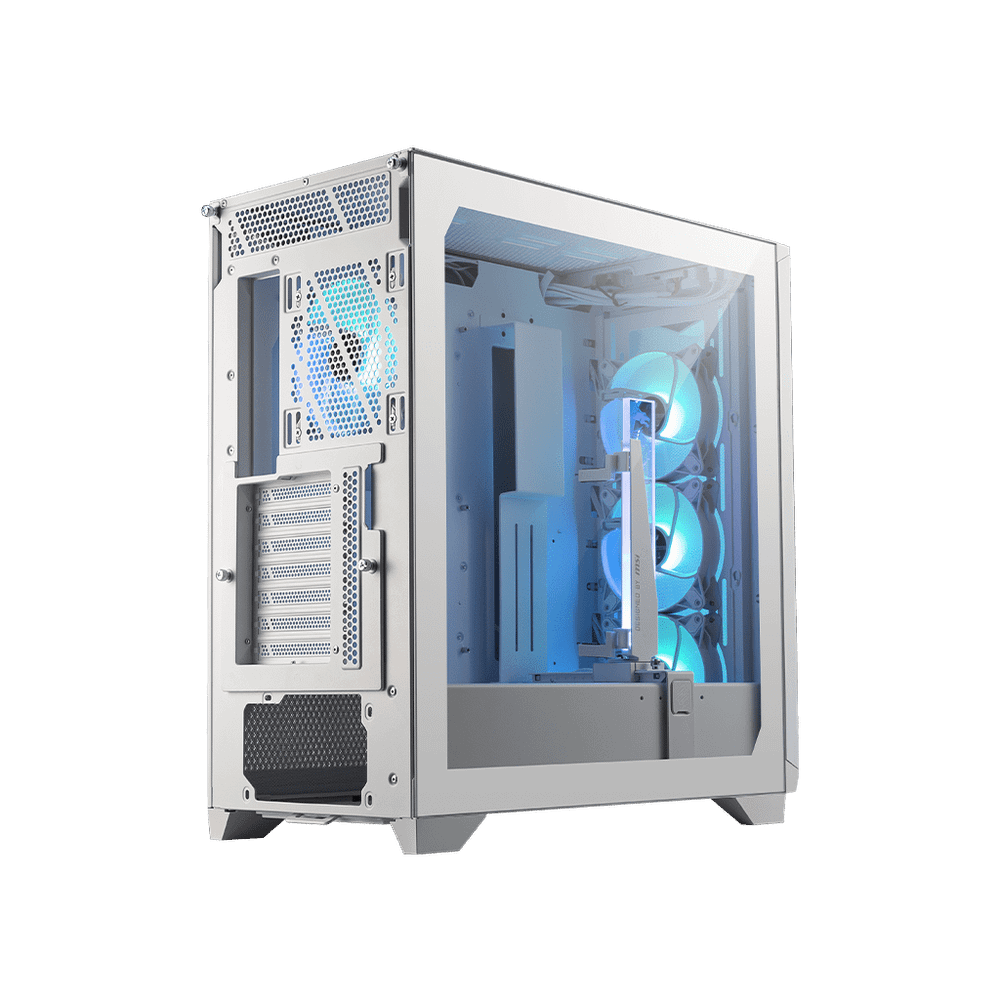 Компьютерный корпус MSI MPG GUNGNIR 300R AIRFLOW E-ATX/ATX/mATX/Mini-ITX, 3xUSB 3.2, ARGB WHITE