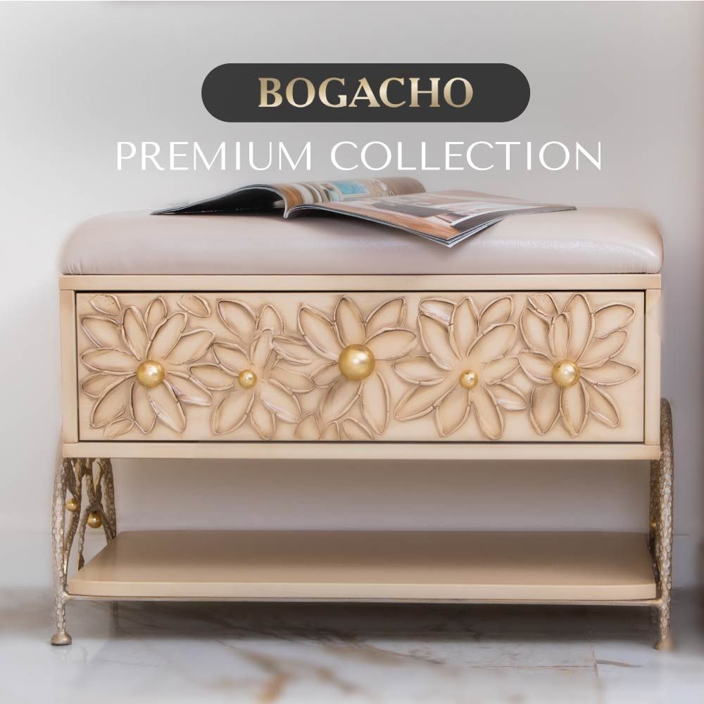 Банкетка Терра Айвори Мраморное золото