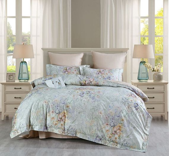 Постельное белье Египетский хлопок Asabella 2319 Premium