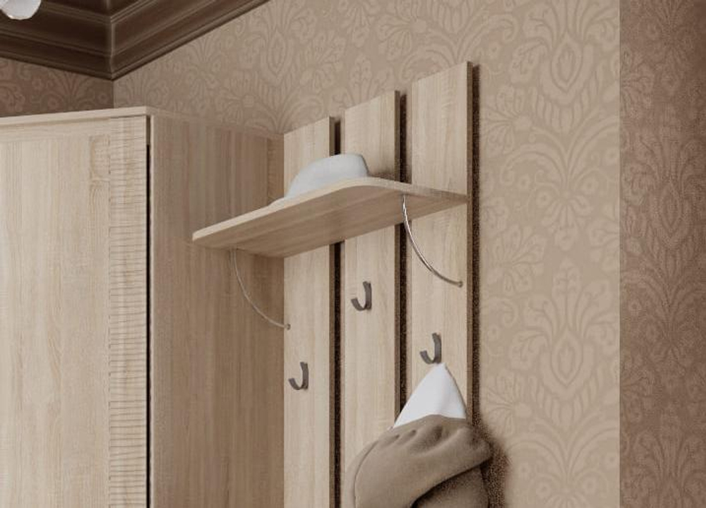 Прихожая "Элана" Дуб сонома/ Бодега белая