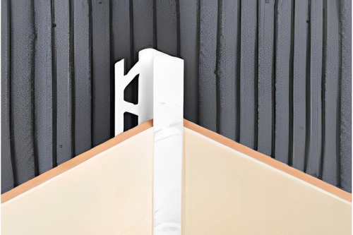 Раскладка внутренняя для керамической плитки Идеал 10 мм 101 Мрамор белый 2500 мм