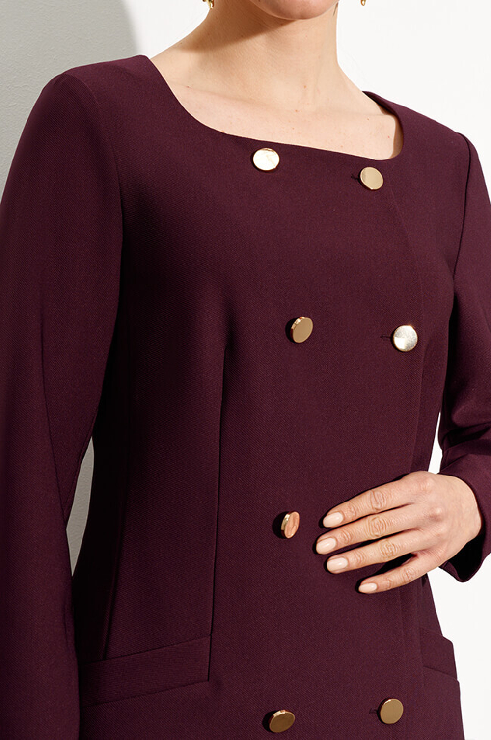 51413 Платье женское (винный)