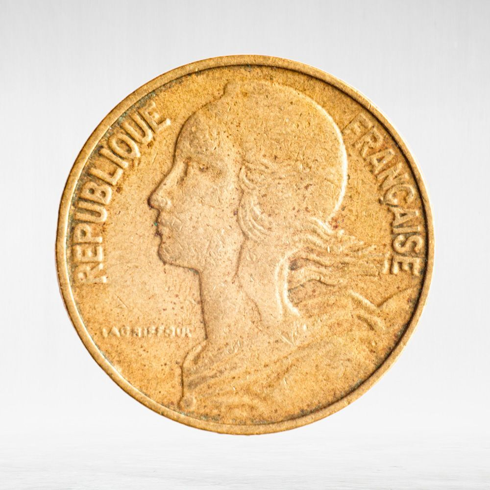 France, 10 Centimes 1962, VF