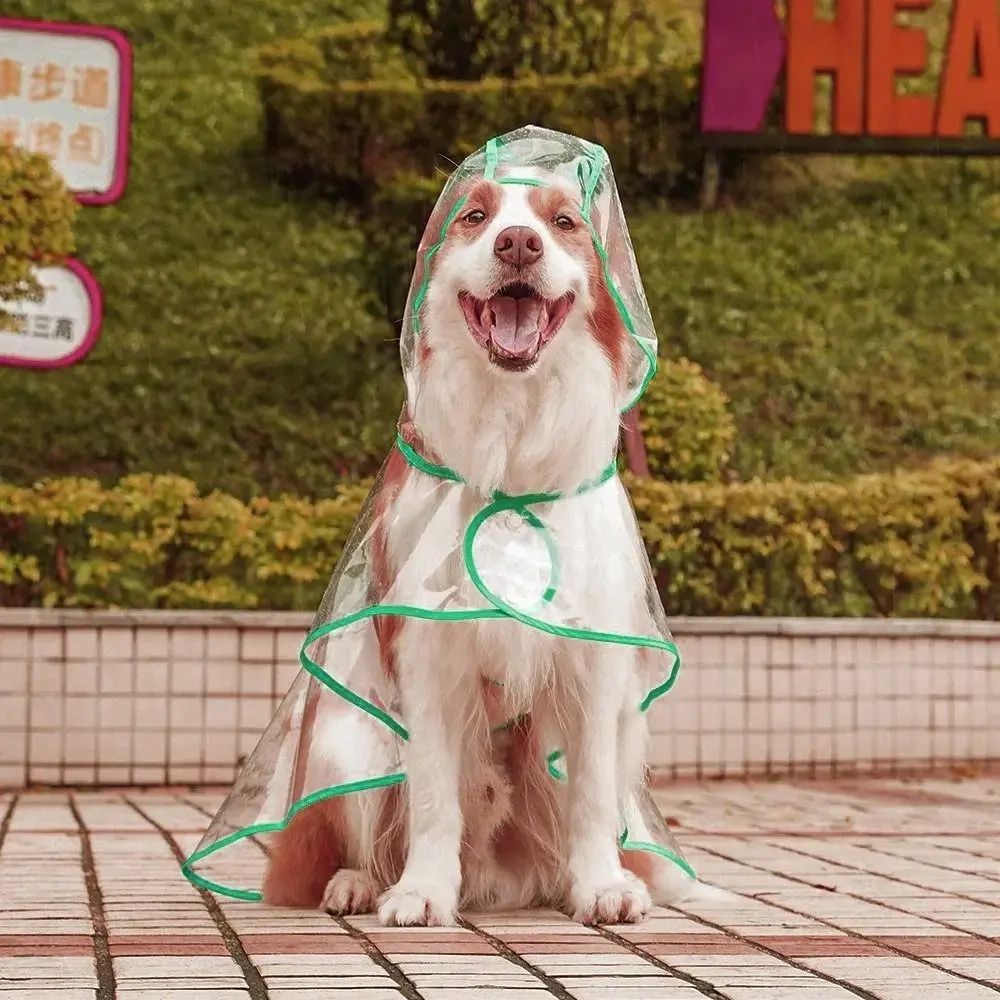 Дождевик для крупных пород собак «KOMFORT», прозрачный, р 6XL