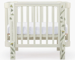 Детская кроватка-трансформер Happy baby Mommy Love в комплекте с расширением 160х70 sage