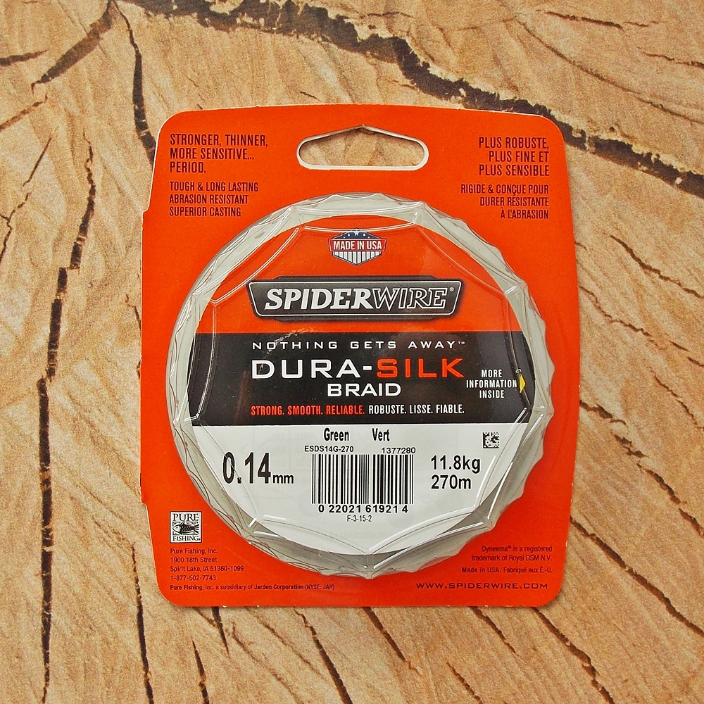 Шнур Spiderwire Dura-Silk 270 м