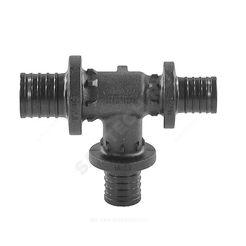 Тройник для PE-X труб аксиальный PPSU Дн 25х20х16 переходной RAUTITAN PX Rehau 11600841001