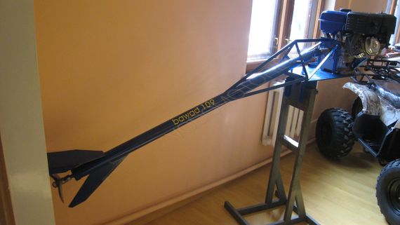 Подвесной лодочный мотор болотоход Bawad BWD 106 Long (GX200 Honda) 6.5 л.с.