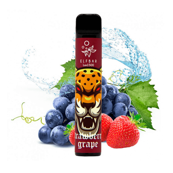 Купить Одноразовый Pod Elf Bar LUX 850mAh - Strawberry Grape (1500 puffs)