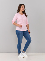 Лонгслив ЛНк-005/розовый-меланж