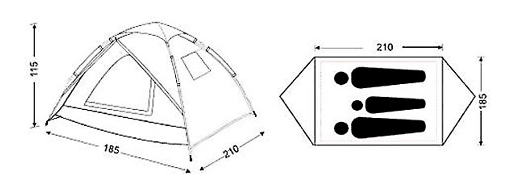 Палатка KingCamp Florence 2