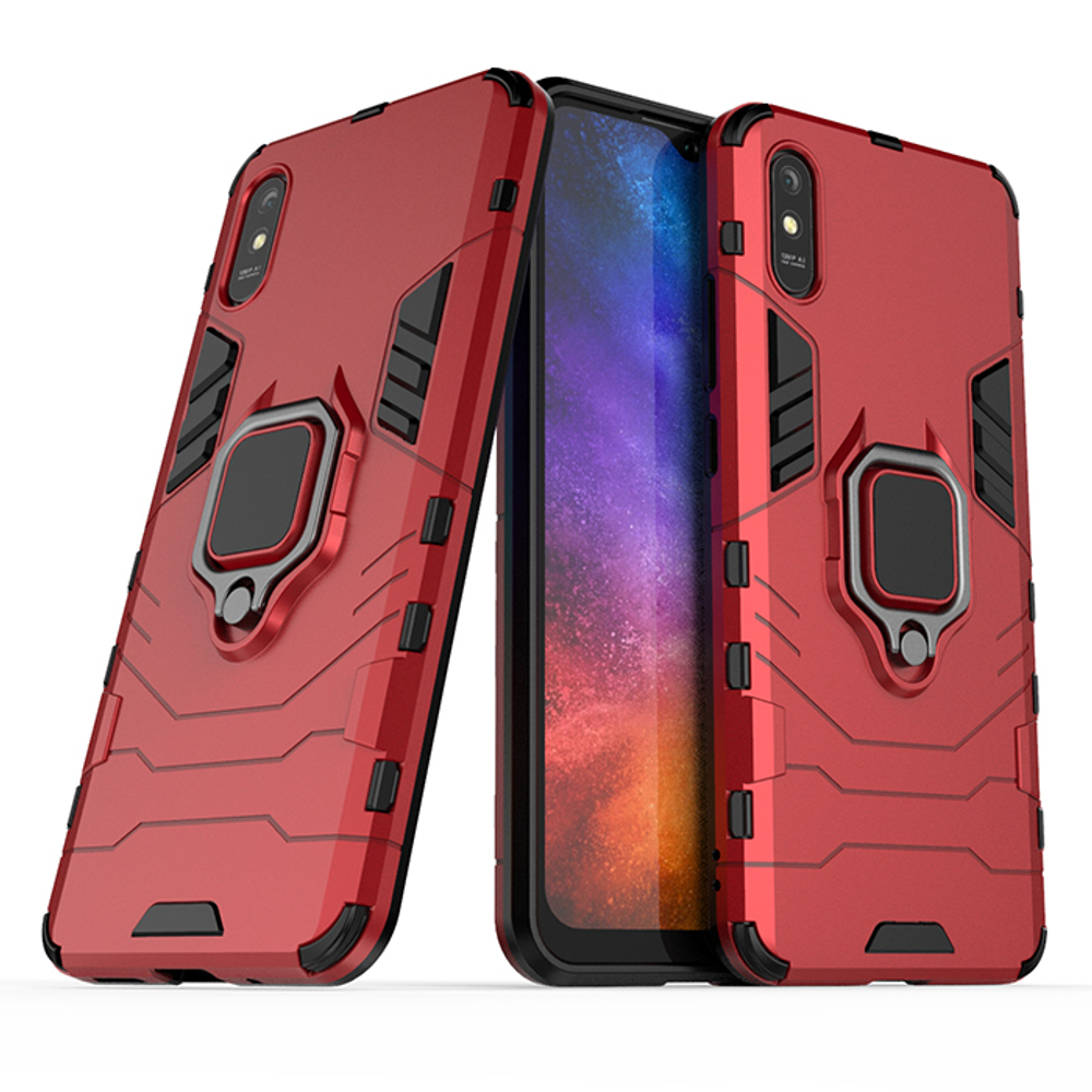 Противоударный чехол с кольцом Panther Case для Xiaomi Redmi 9A