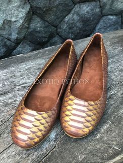 Балетки из кожи питона SH-153