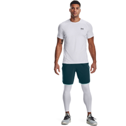Мужские теннисные штаны Under Armour Heatgear Tight Men - White, Black
