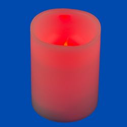 ULD-F052 RGB RC CANDLE Фигура светодиодная Свеча на батарейках 2АА не в-к. 7.5х10 см. 1 светодиод. RGB свет. Пульт ДУ в-к. TM Uniel