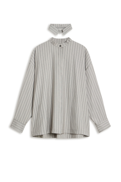 Рубашка 2в1 серая