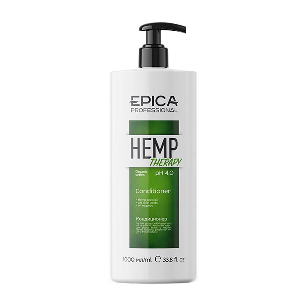 EPICA Professional Кондиционер для роста волос, Hemp therapy ORGANIC, 1000 мл