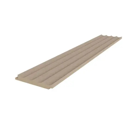 Реечная стеновая панель МДФ, без пленки (под покраску), Риф, 2800*116*16