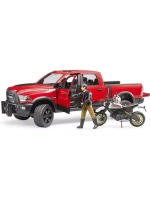 Джип Dodge RAM 2500 с мотоциклом Ducati Bruder 02502