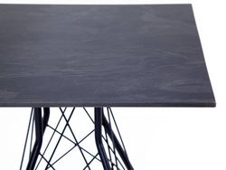 "Конте" интерьерный стол из HPL 70x70см, цвет "серый гранит"