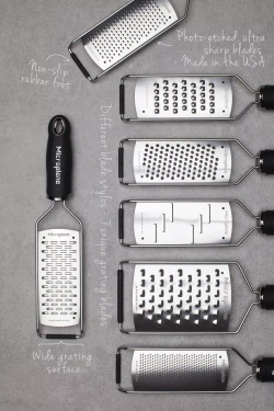 Microplane - Терка Жюльен Gourmet черная / артикул   45003  / GTIN 098399450032