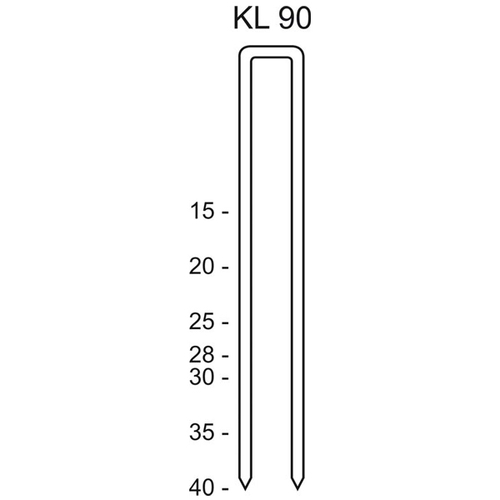 Скобы тип KL 90/40 CNKH/2000 C420035