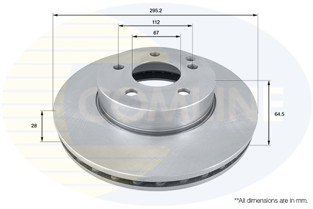 COMLINE - ADC1662V-CML - Brake Disc
