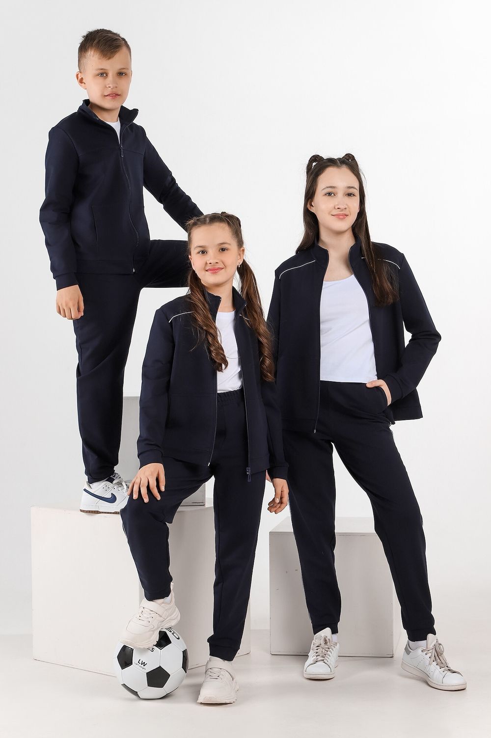 Костюм для мальчика Скул-6 Виотекс ТЁМНО-СИНИЙ