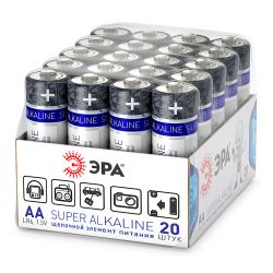 Батарейки ЭРА LR6-20 bulk SUPER Alkaline | Батарейки Щелочные (Алкалиновые)