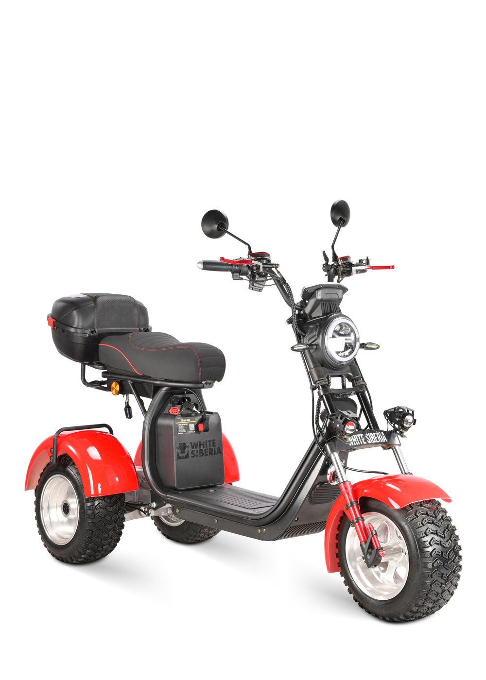 Электроскутер WHITE SIBERIA IKRA 5000W Red