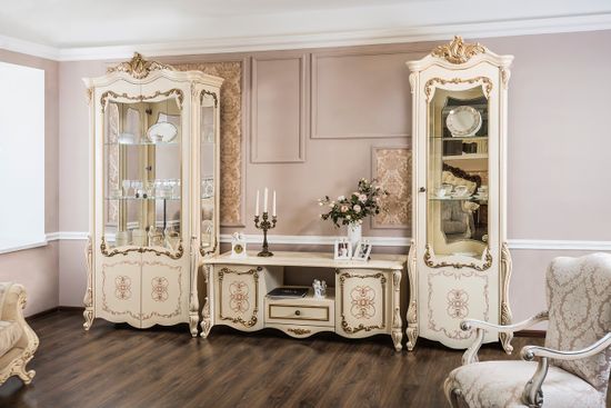 Тумба-ТВ ЭНРИКЕ крем глянец