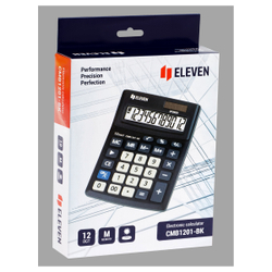 Калькулятор настольный Eleven Business Line CMB801-BK, 8 разрядов, двойное питание, 102*137*31мм, черный CMB801-BK