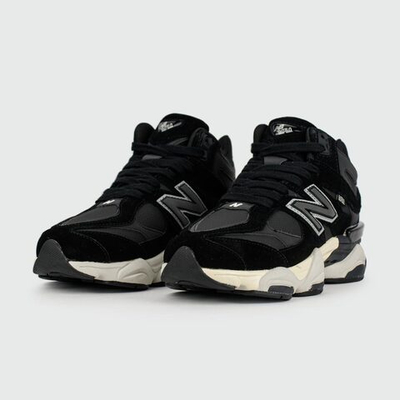 Кроссовки New Balance 9060 Mid Black / White with Fur