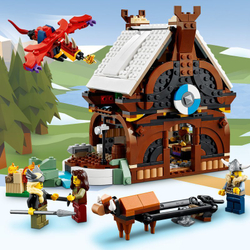 Конструктор LEGO Creator 3 в 1 31132 Корабль викингов и Змея Мидгарда