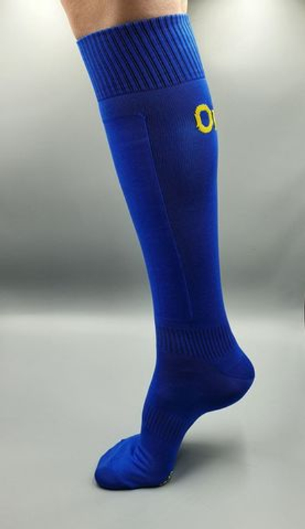 Гетры со щитком василькового цвета