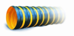 ПВХ Tex PVC - F 300 d160 1м Воздуховод на основе полиэфирной ткани, пропитанной