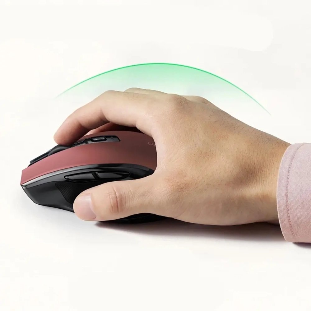 Мышь оптическая беcпроводная MU006, 2.4 GHz, Red UGREEN 15065