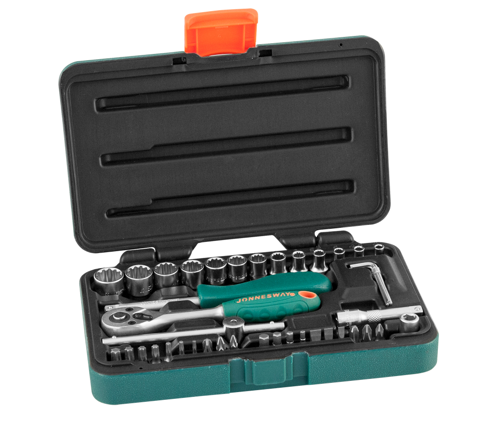 S68H2141S Набор головок торцевых 1/4"DR Super Tech, 41 предмет