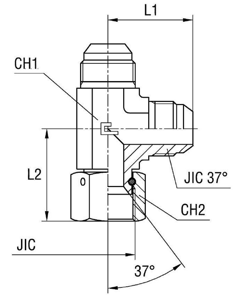 Соединение PNL JIC 1.5/16&quot;