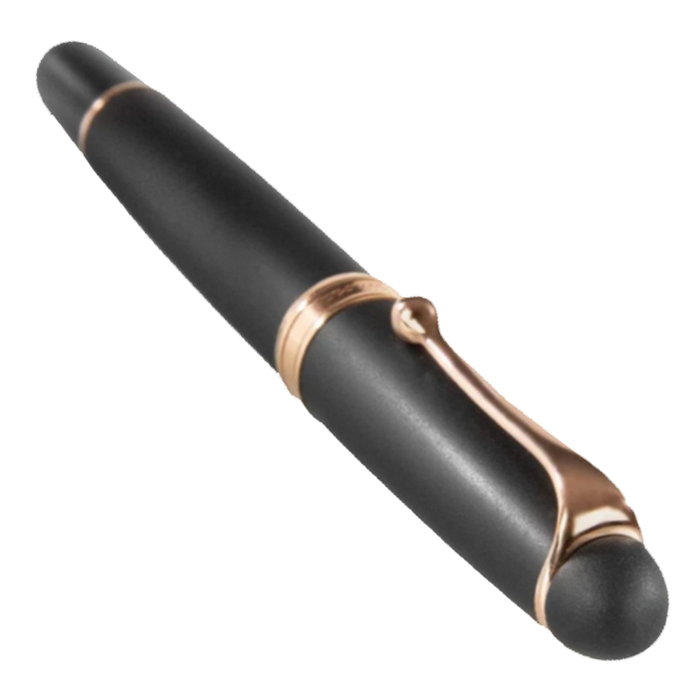 Перьевая ручка Aurora 88 Big Black PGT, перо — F, в подарочной коробке