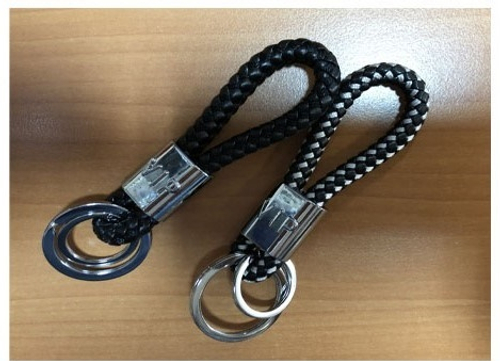 Брелок Vip кожа плетеная (Torino Auto)