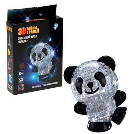 Пазл 3D кристаллический "Панда"