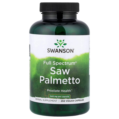 Swanson, Full Spectrum Saw Palmetto, 540 мг, 250 капсул